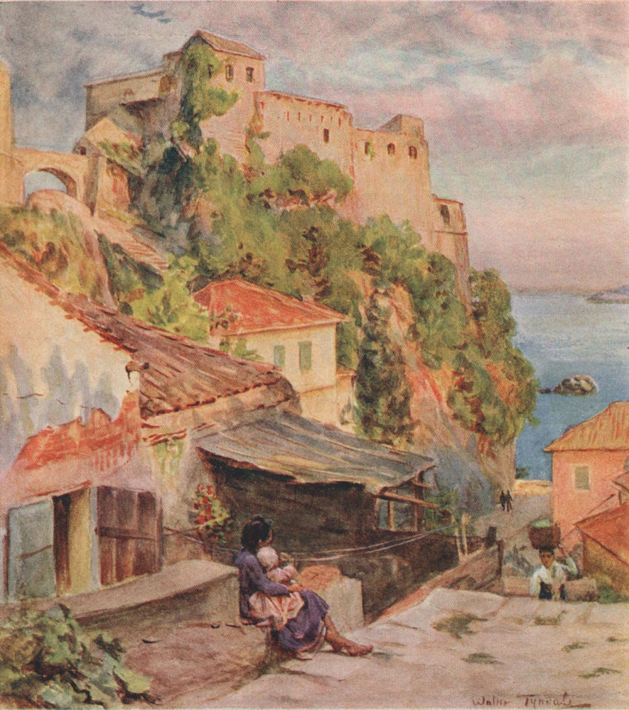 Castelnuovo (Herceg Novi), Bay of Kotor, Montenegro, by Walter Tyndale 1925